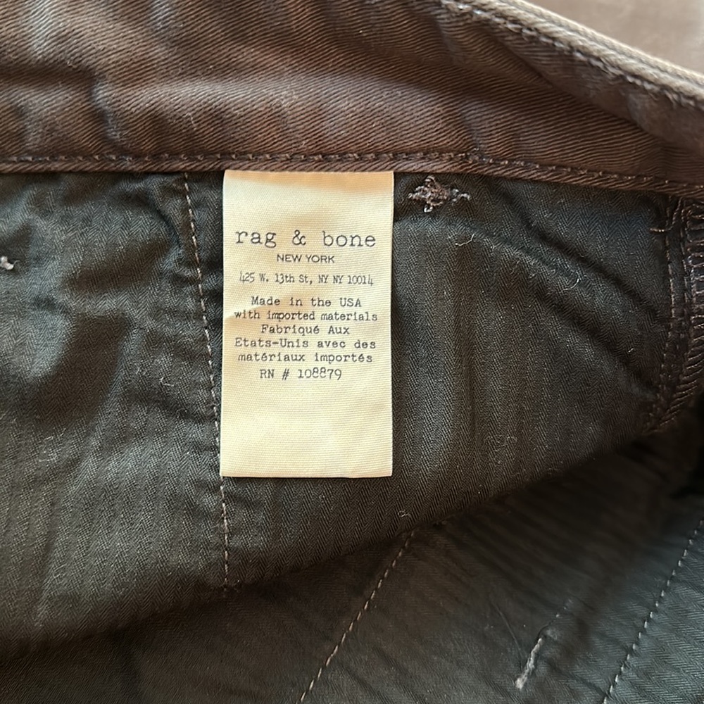 Rag And Bone Standard Issue Men’s Pants (Size 33x… - image 8